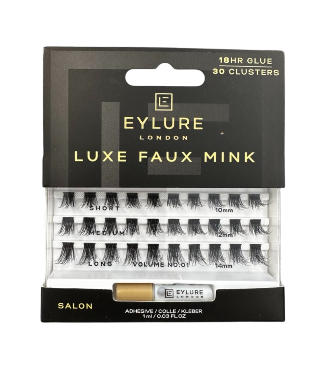 Eylure - Cílios postiços individuais Luxe Faux Mink - Salon