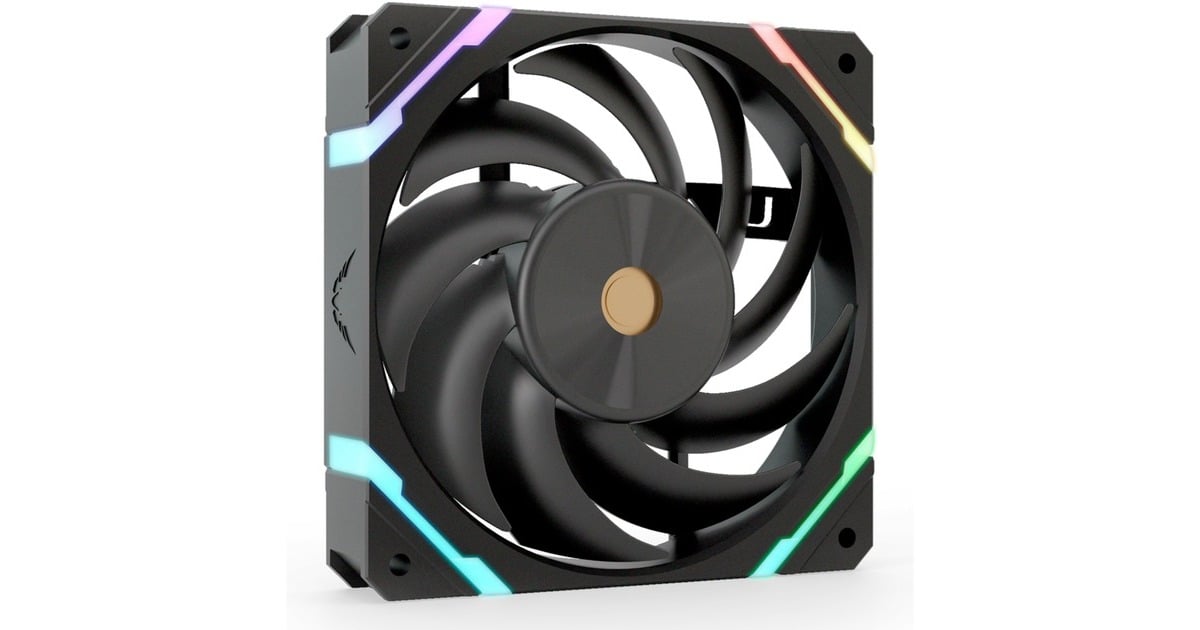 ValkyrieX12F ARGB 120 case fan  (Zwart, 120 x 120 x 25 mm, PWM)