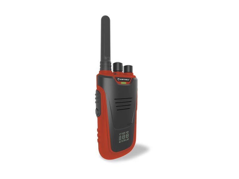Kidywolf Walkie-Talkies mit Taschenlampe blau/rot Funkgeräte für Kinder