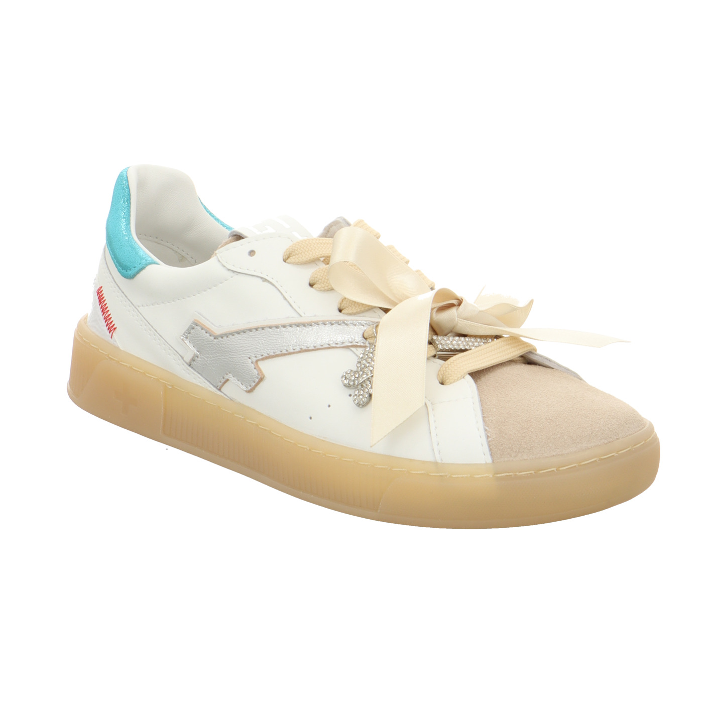 Schnürschuhe weiss