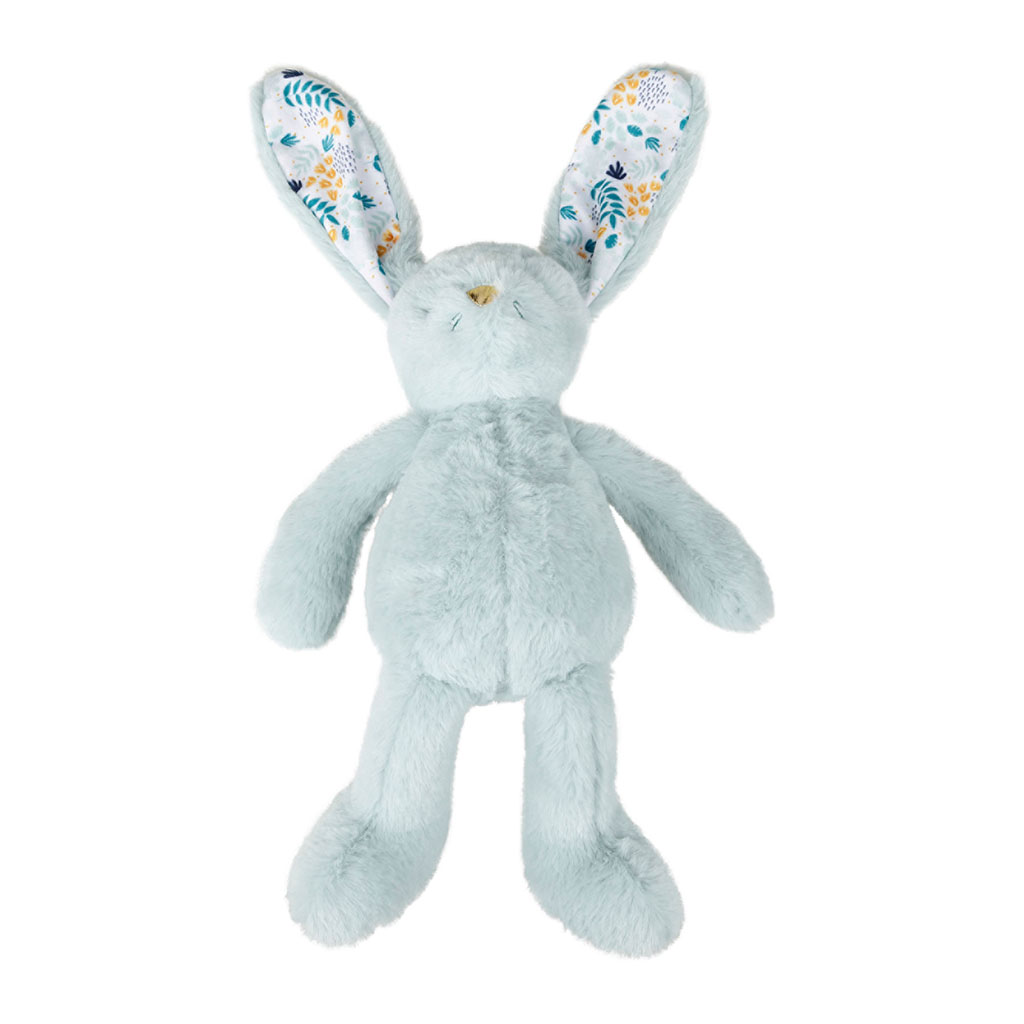 Peluche lapin bleu enfant 21.5x33x10cm