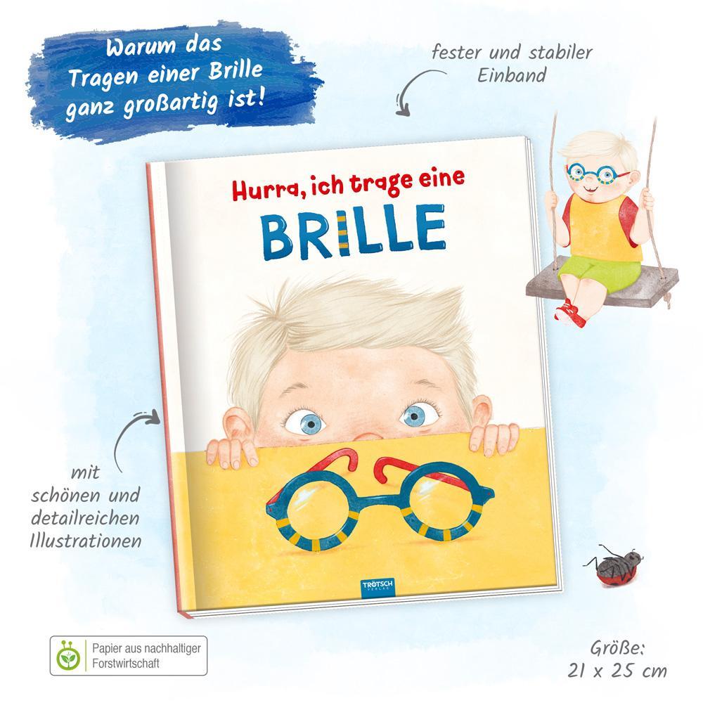 Trötsch Kinderbuch Hurra, ich trage eine Brille