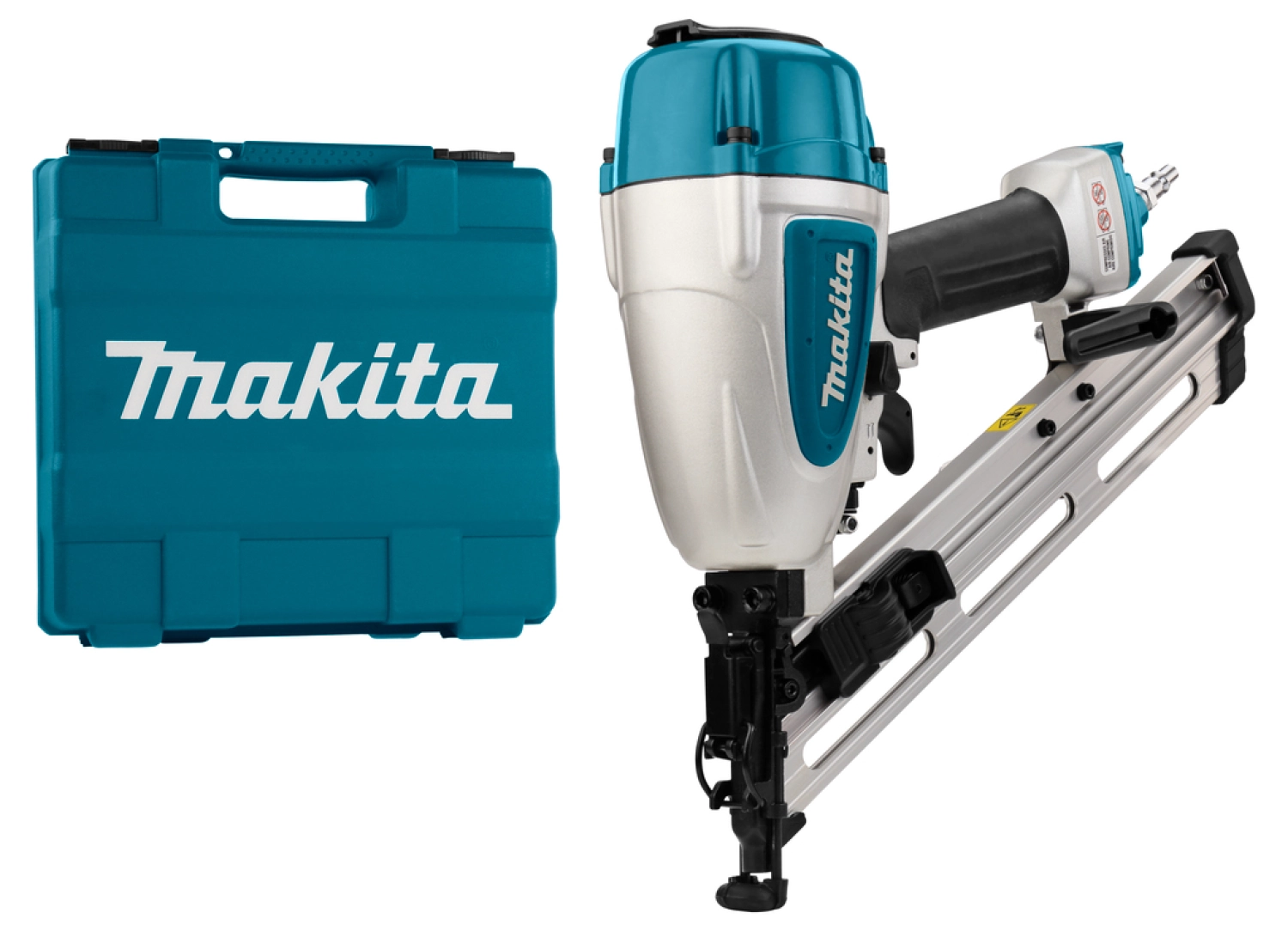 Makita AF635 8 bar Brad tacker (15 Ga) in koffer - 32-64 mm