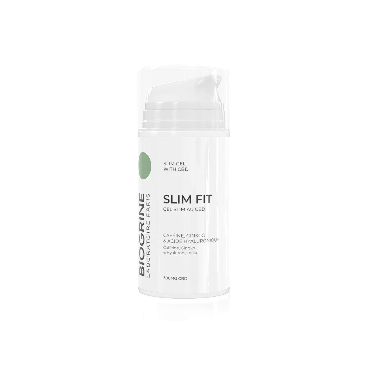 BIOGRINE „SLIM FIT“ ANTI-CELLULITE-SCHLANKHEITSGEL MIT HYALURONSÄURE,CBD,KOFFEIN & GINKO