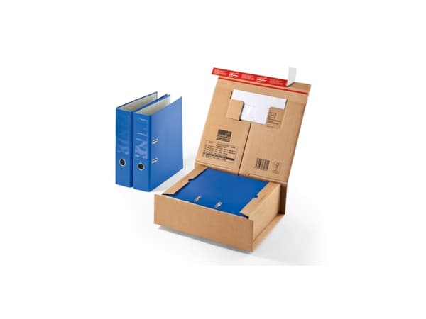 Postæske, ColomPac®, brun, HxBxL 120 x 330 x 290 mm, brun, pakke a 10 stk.