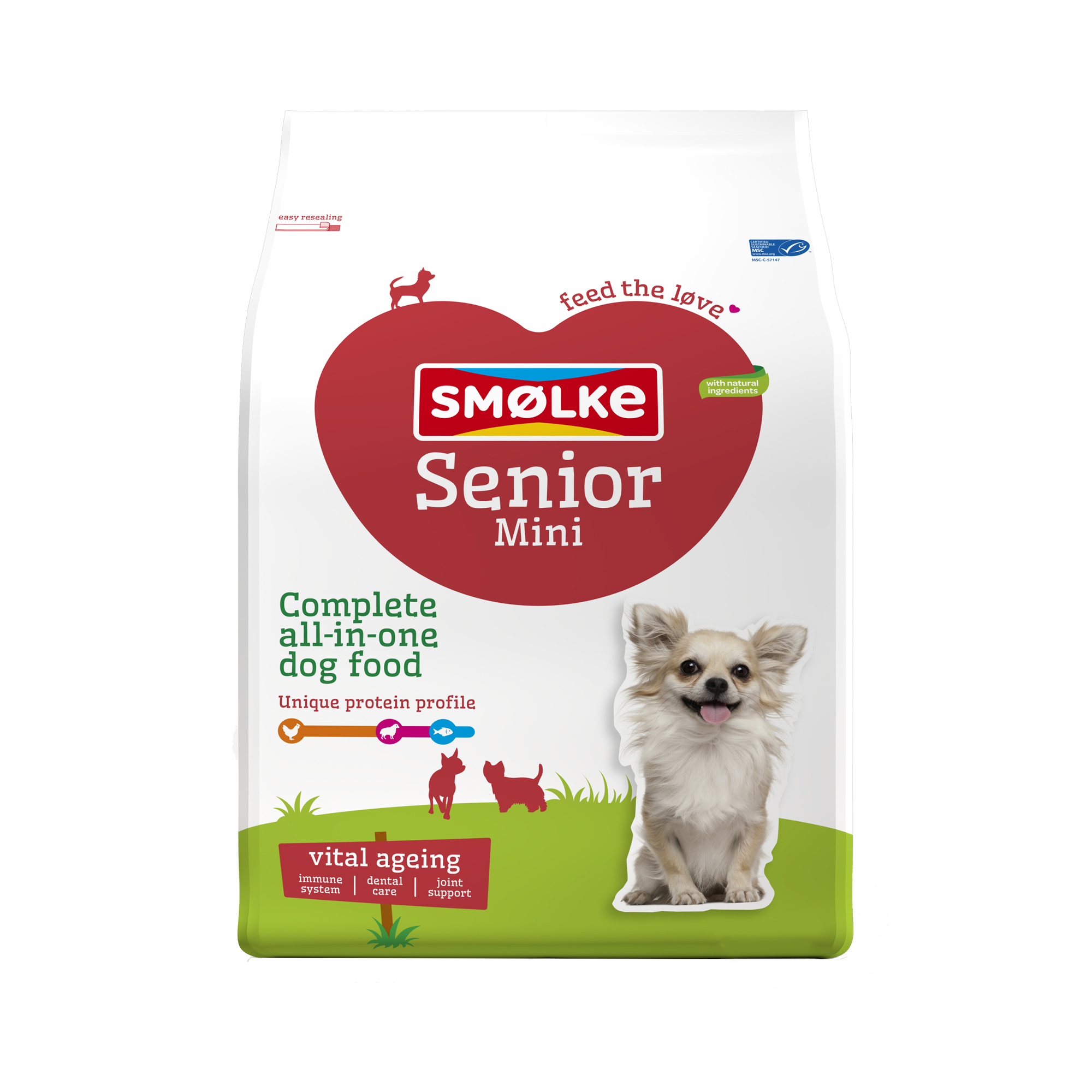 Smølke Hond Senior Mini Kip