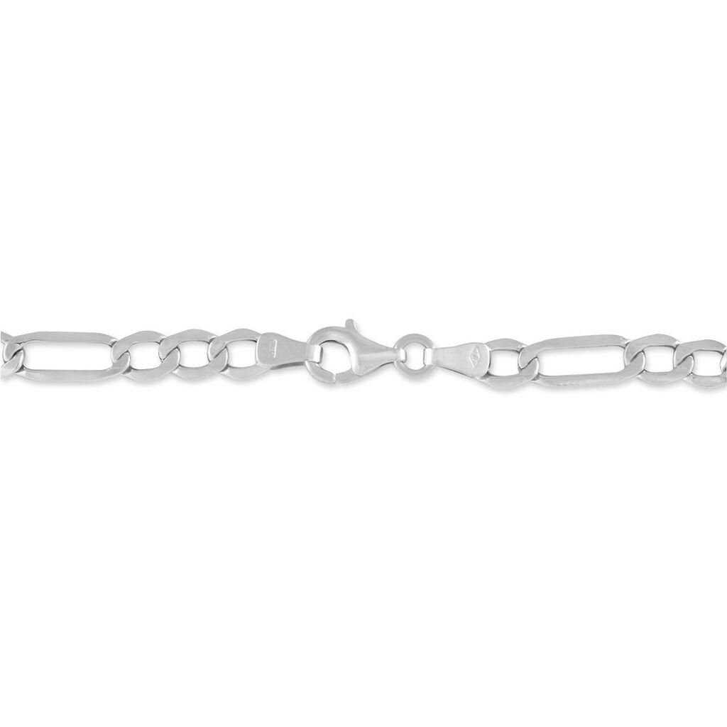 Bracelet Vivian Maille Alternee 1/3 Argent Blanc