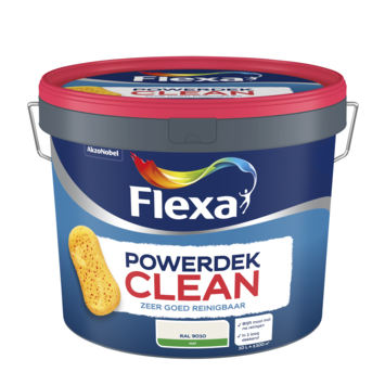 Flexa Powerdek Clean muurverf mat RAL 9010 gebroken wit 10 liter