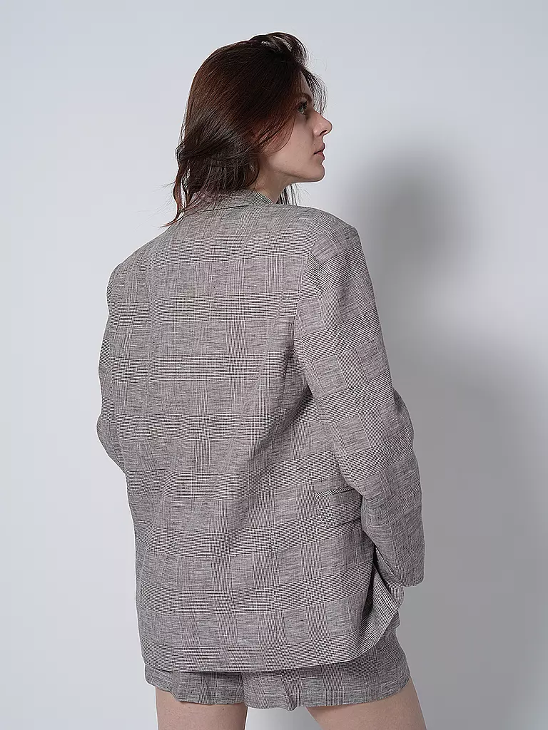 ANINE BING Leinenblazer QUINN  schwarz