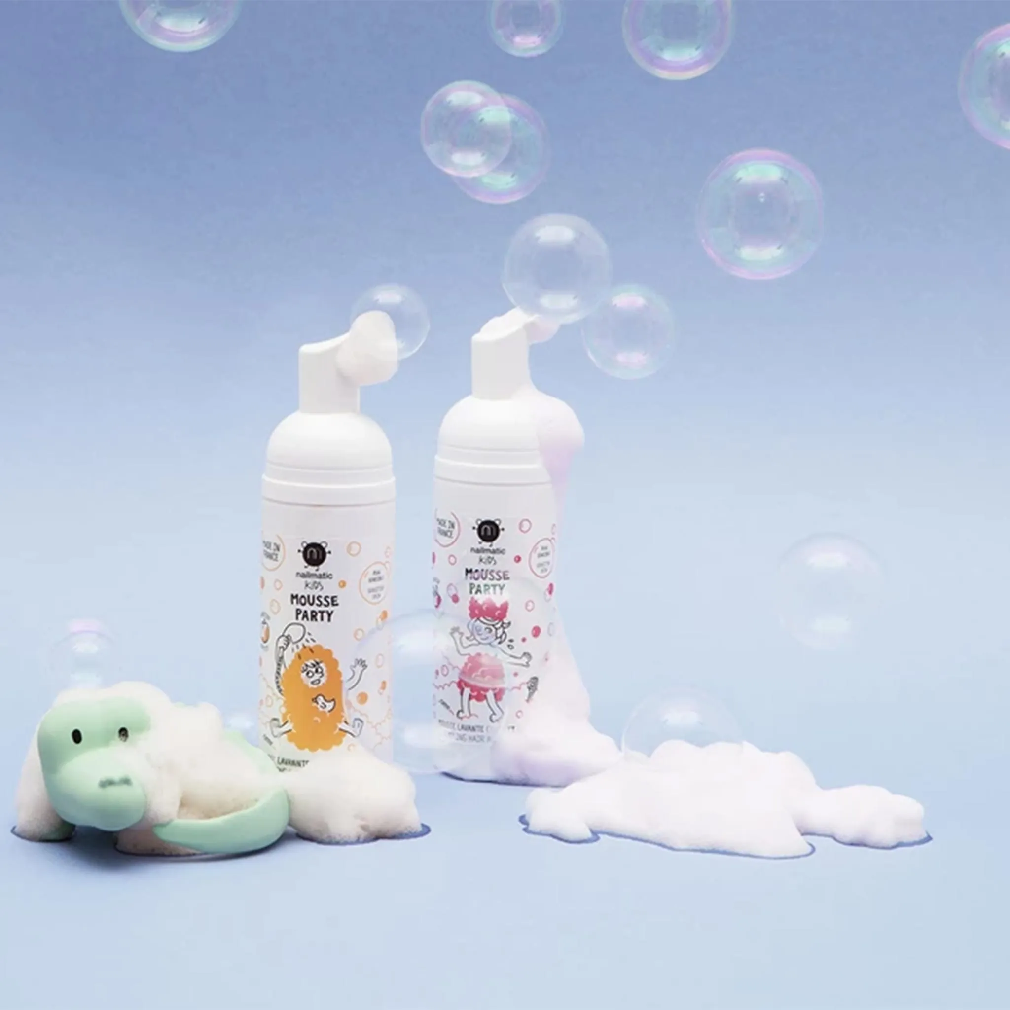 Nailmatic Mousse Savon Party Corps et Cheveux - Abricot