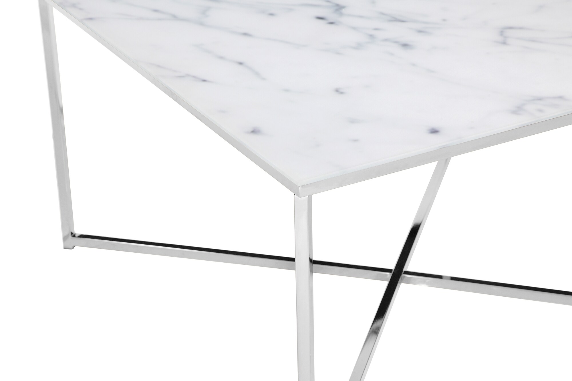 Couchtisch 80x80 Marmor Optik Glastisch Sofatisch Beistelltisch Wohnzimmer Tisch