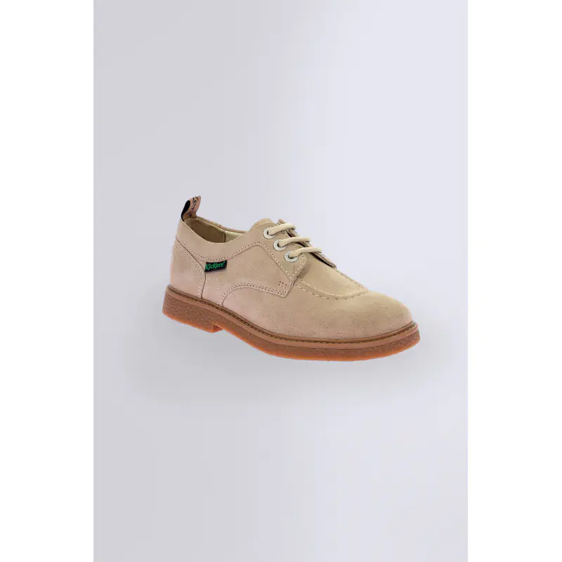 Kick levy Beige clair DERBIES Cuir Femme