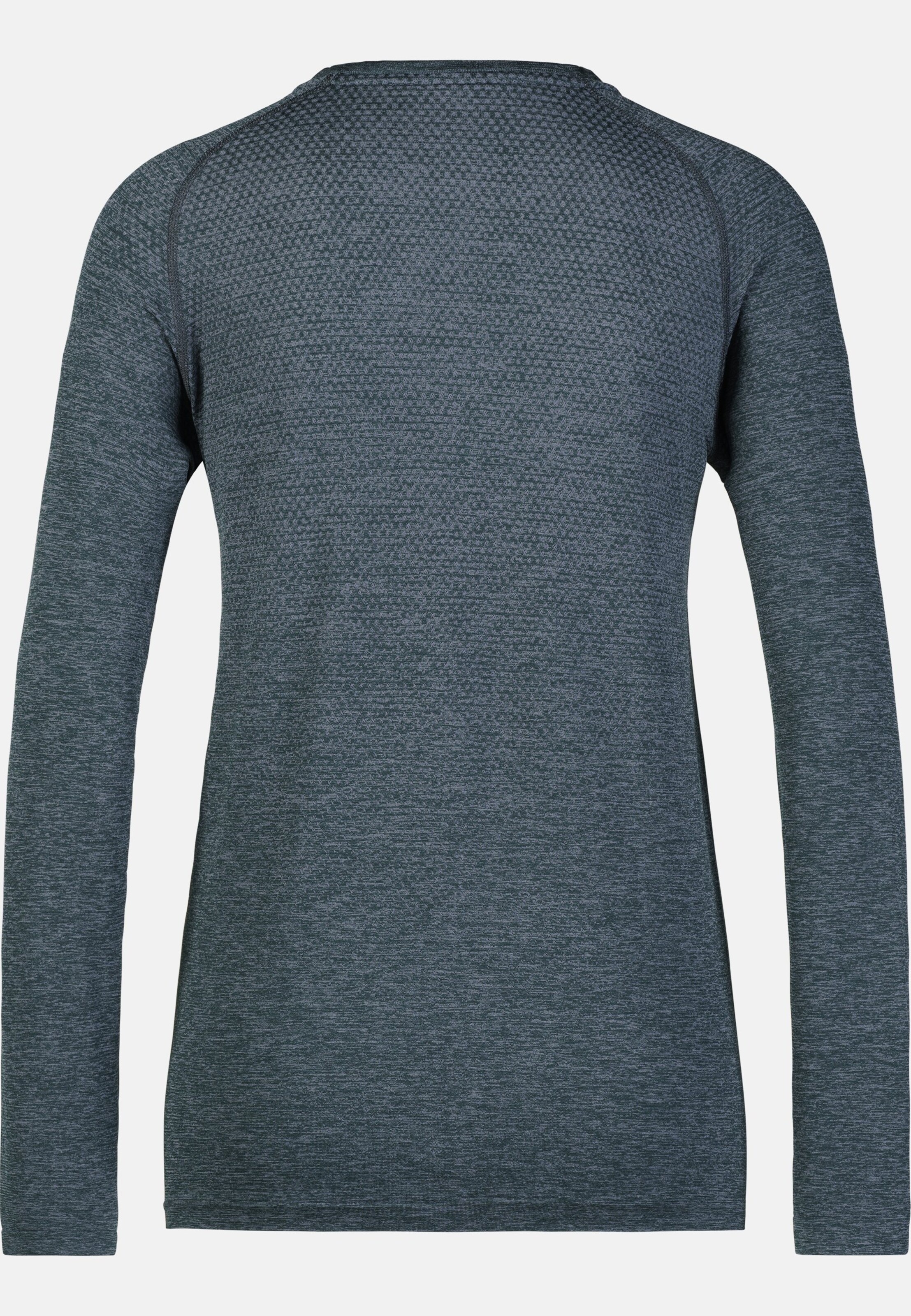 Essentials Seamless Langarm-Laufshirt in india ink melange