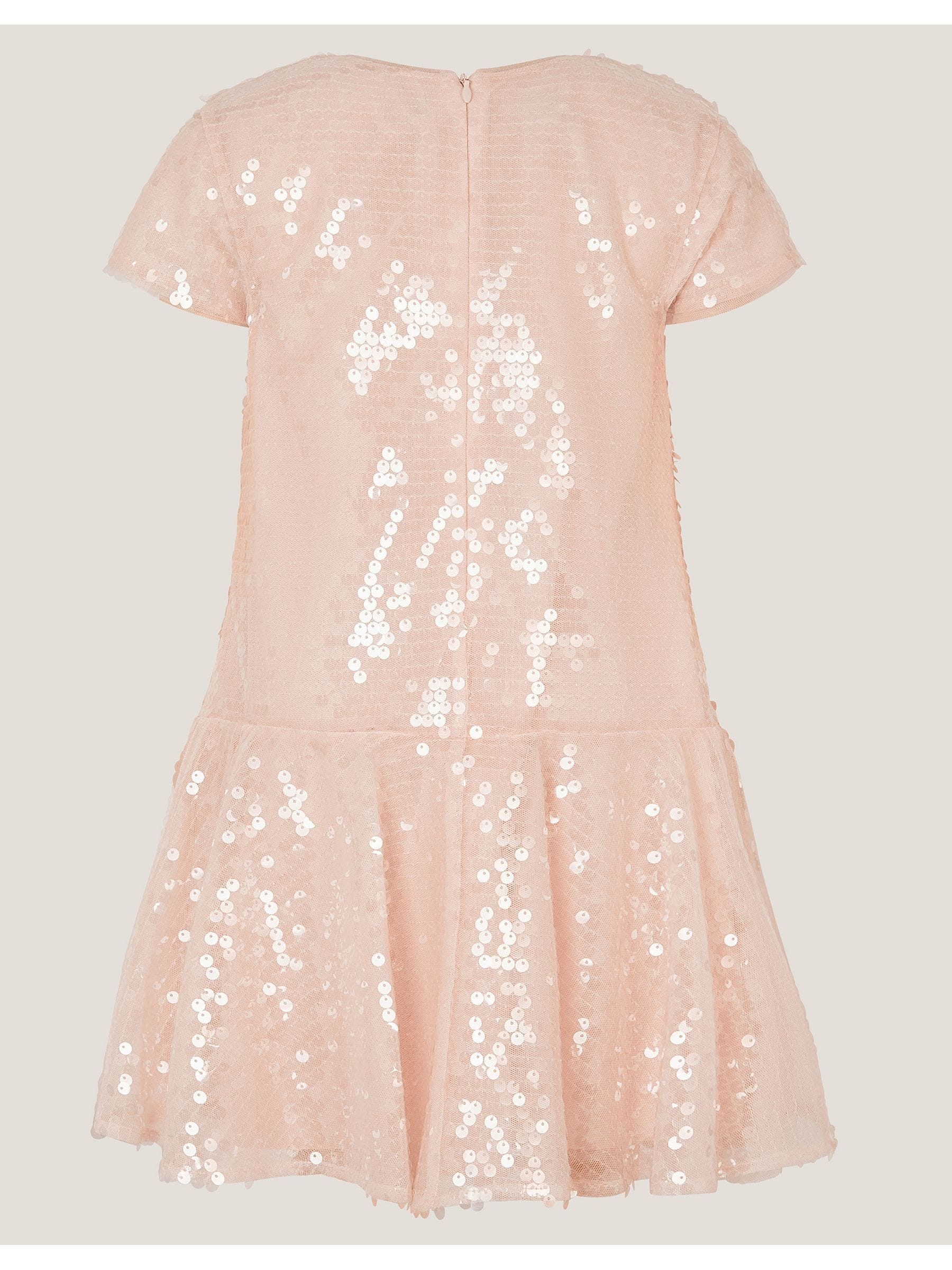 Monsoon Sequin Drop Waist Dress