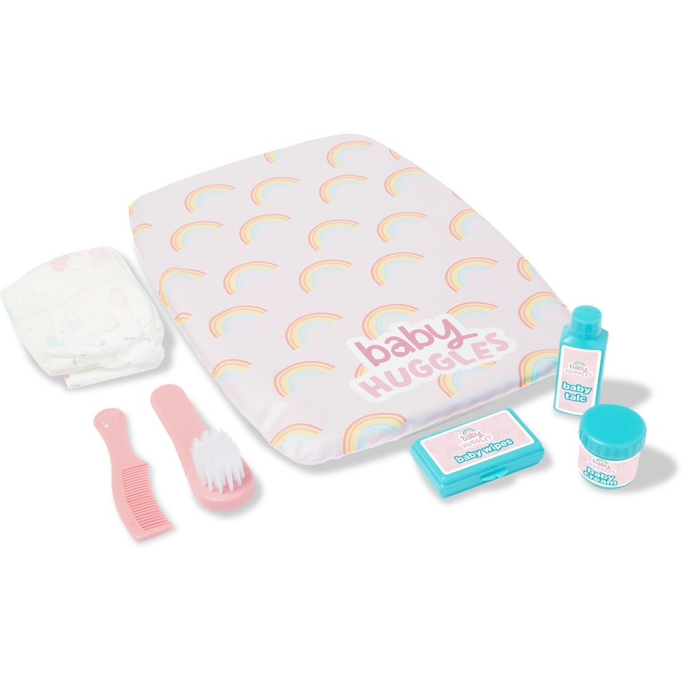 Baby Huggles Puppen-Wickelmatten-Set
