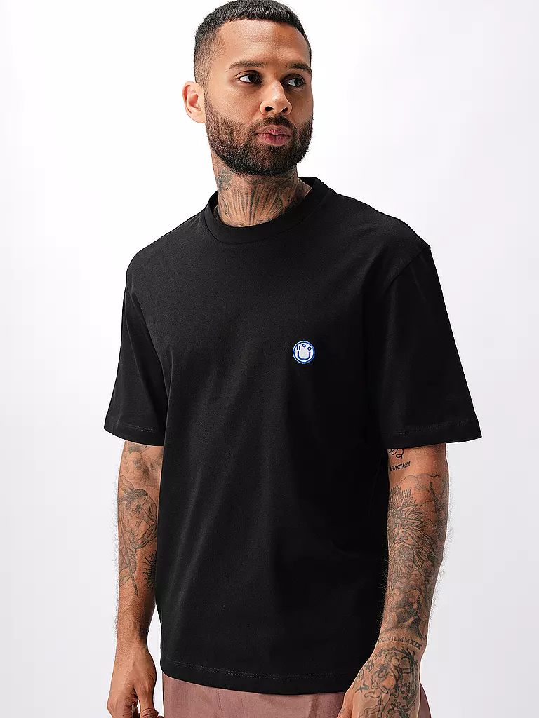 HUGO T-Shirt NILEY schwarz