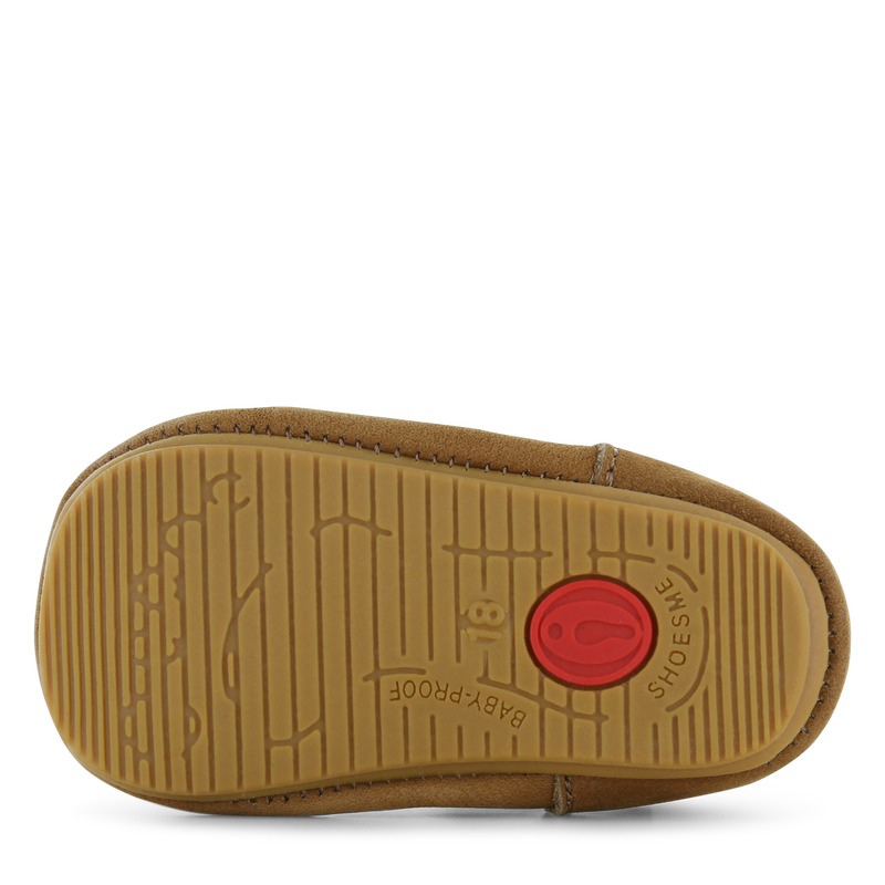 Shoesme cognac BABY-PROOF® open schoentje Microleer | Uni schoenen