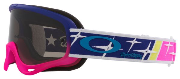 Masque Oakley O-Frame MX x Troy Lee Designs Speed Stars / Ecran Dark Grey / Ref : OO7029-87
