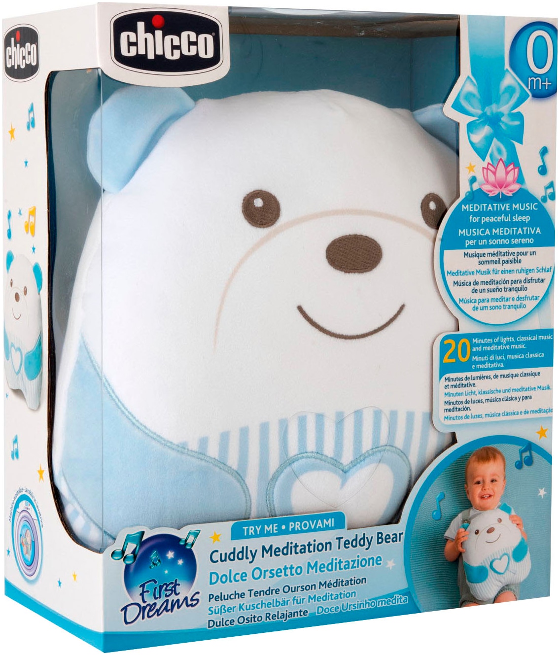 Chicco Kuscheltier »Kuschelbär« mit Sound- und Lichteffekt