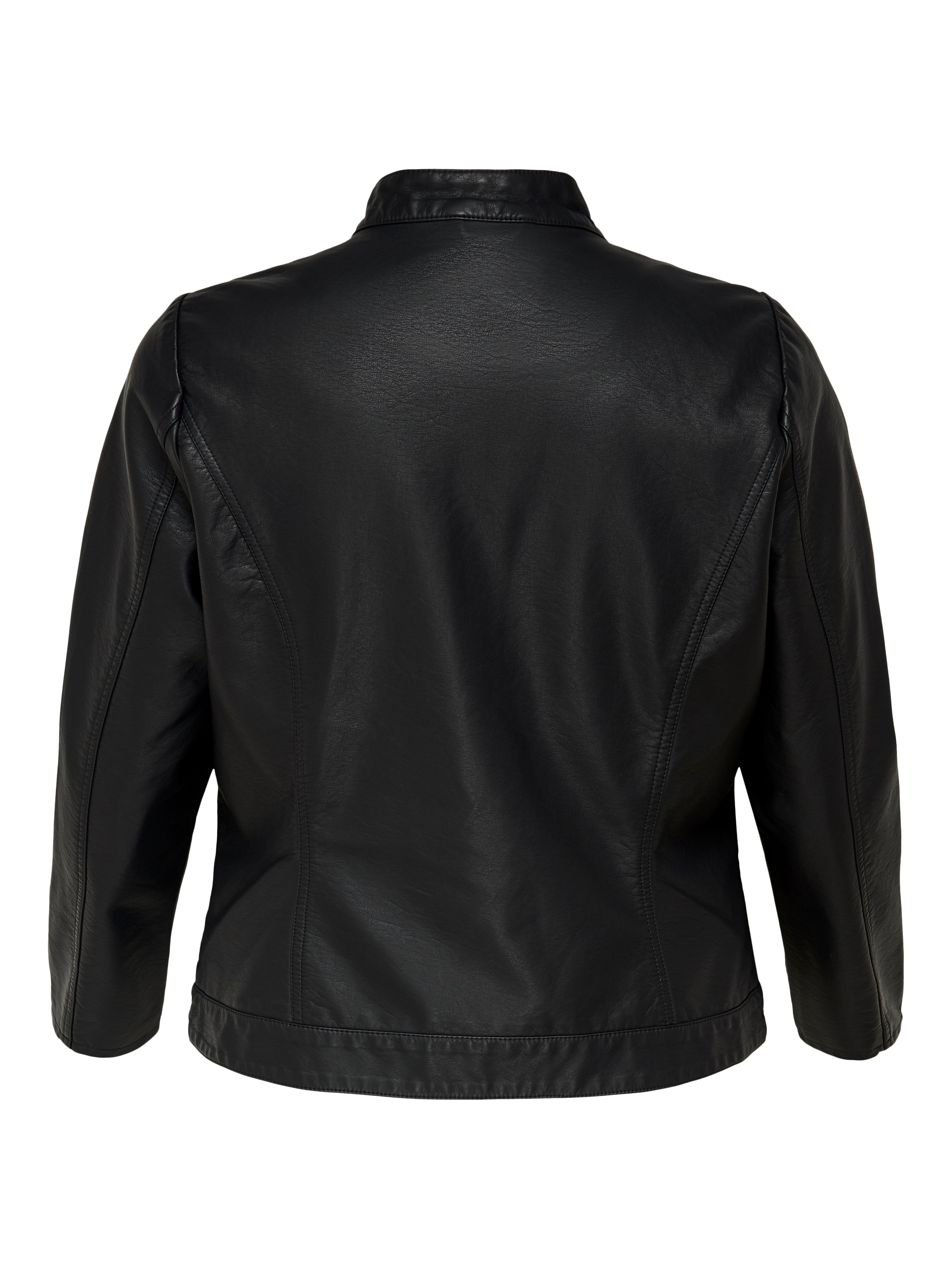CARROBBER Kunstlederjacke Black