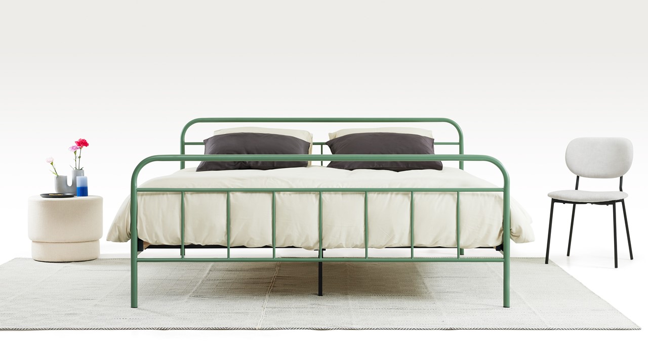 Bed Alex 2-persoons groen