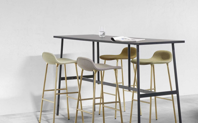 Normann Copenhagen Union Bar tafel 190x60x105,5 zwart