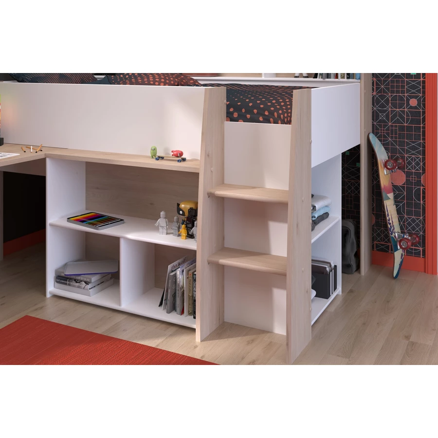 Parisot Hochbett Lucas Japanische Eiche Japanische Eiche