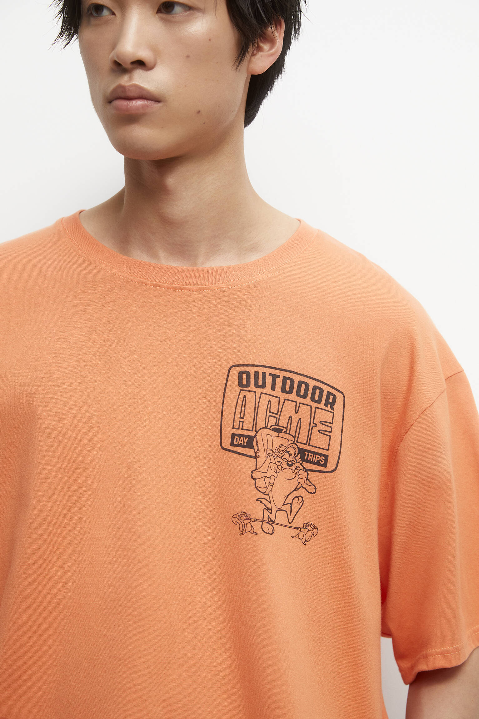 CAMISETA LARANJA LOONEY TUNES - LARANJA