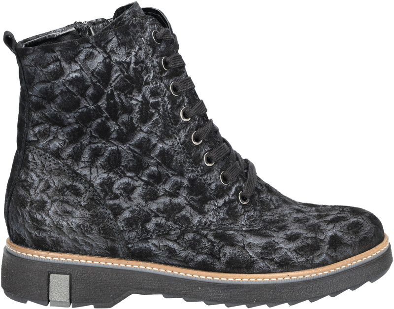 Waldlaufer - 683801 - Veterboot - Zwart - K-wijdte