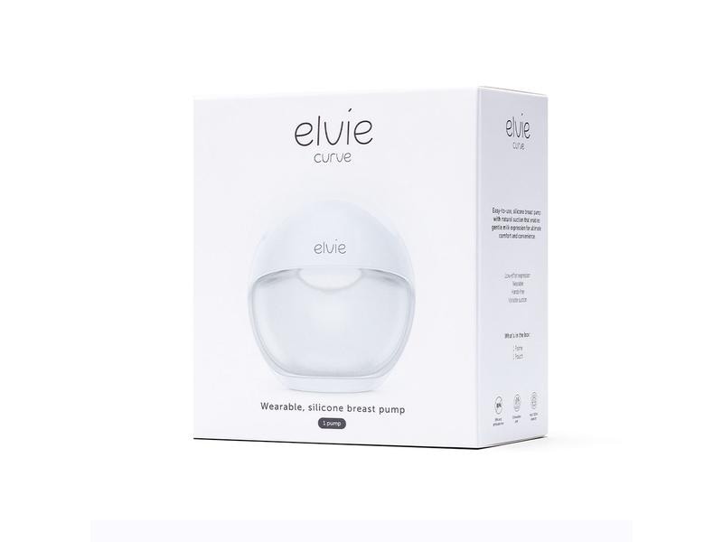 Elvie Milchauffänger Curve Manuell Elvie Curve um überschüssige Milch aufzufangen