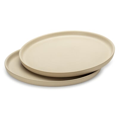 Frühstücksteller, Natur-Beige