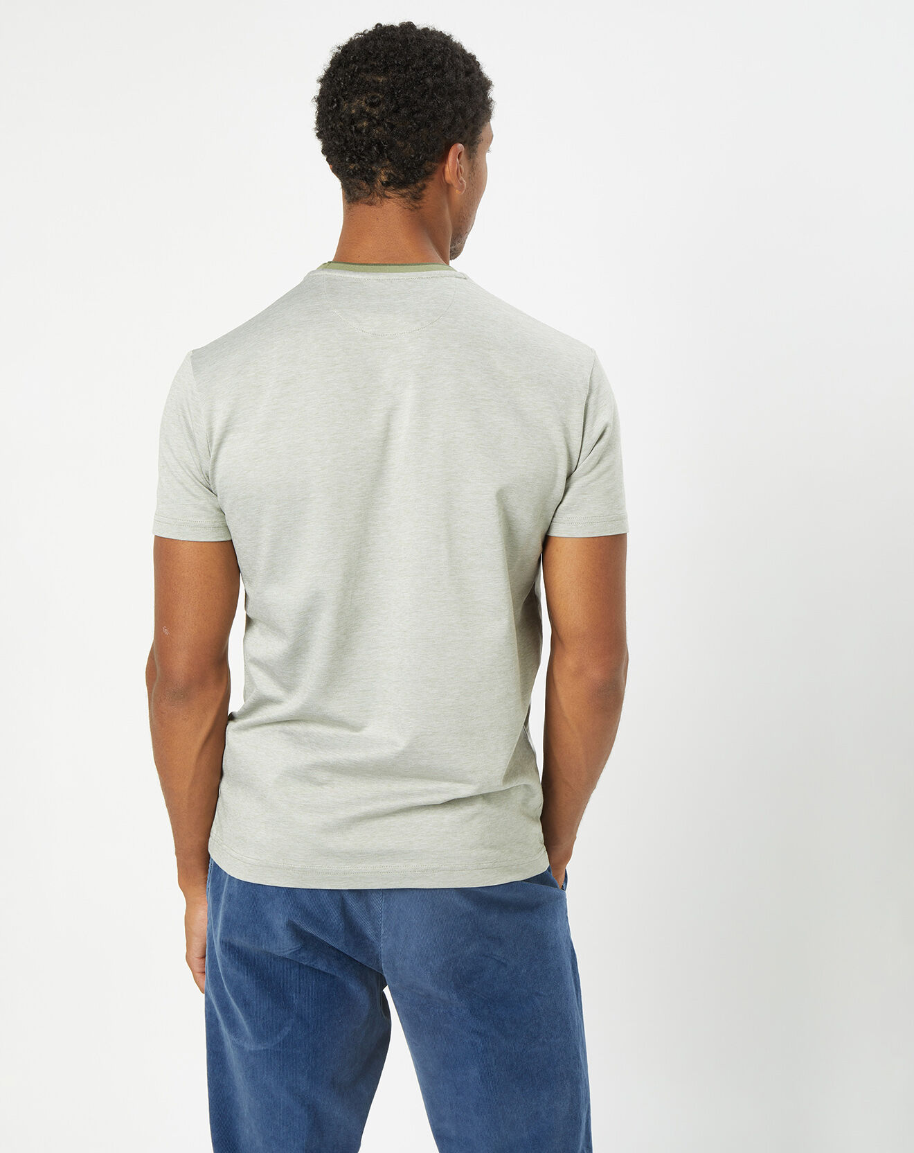 Hackett London T-Shirt en Maille piquée kaki