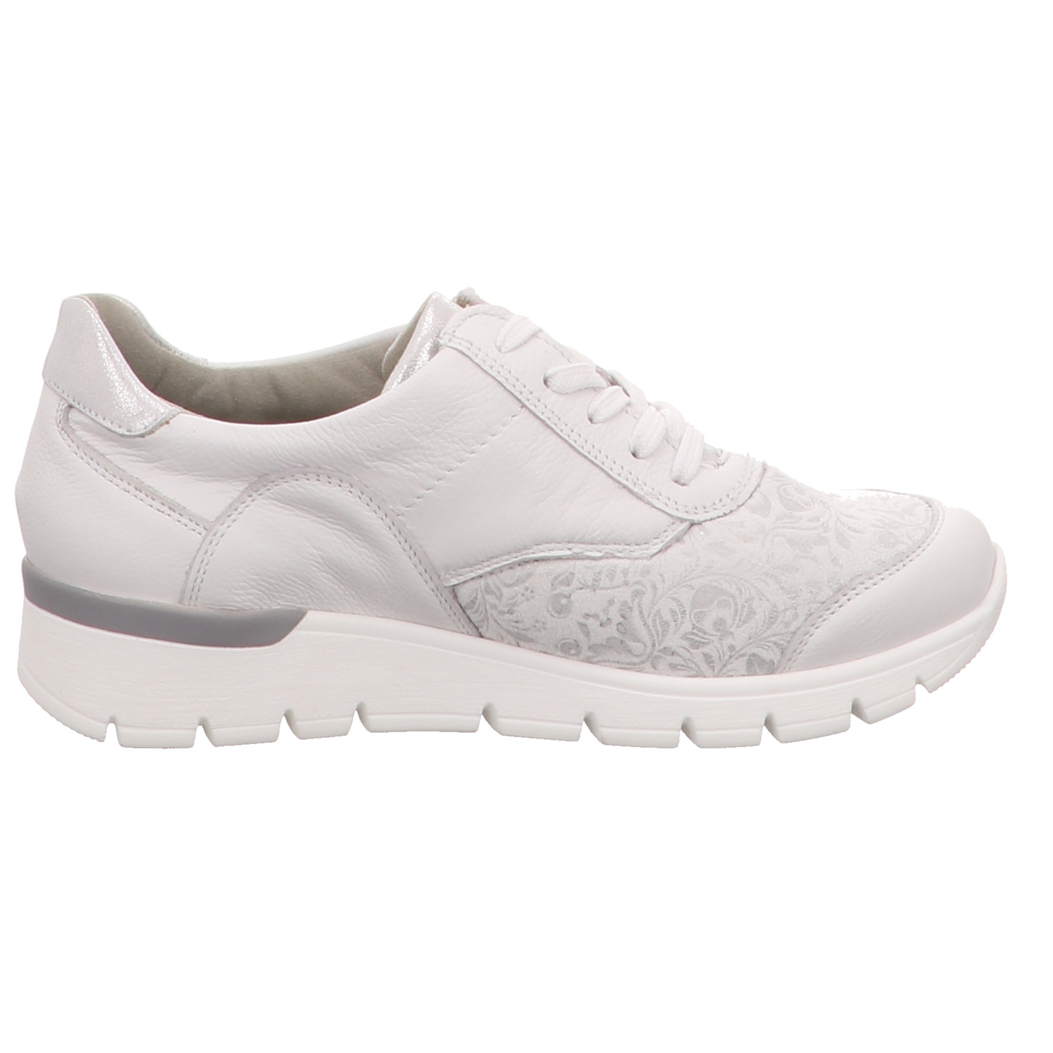Waldläufer Sneaker weiss/weiss kombi