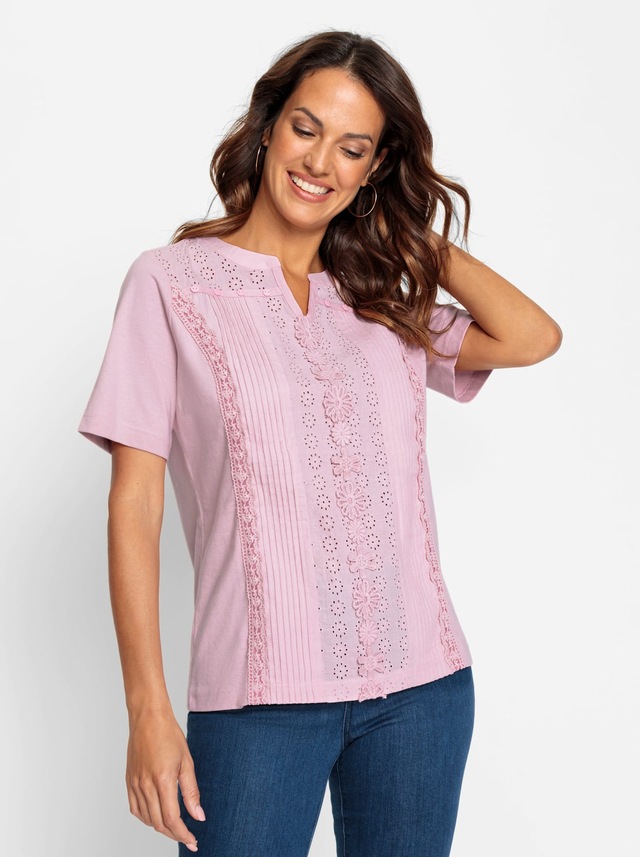 Inspirationen Spitzenshirt »Shirt«, 1 Stk.