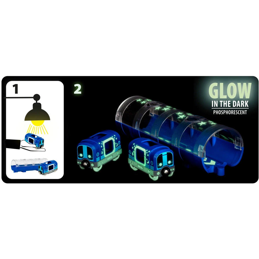 BRIO® WORLD Tunnel Box U-Bahn Glow in the Dark