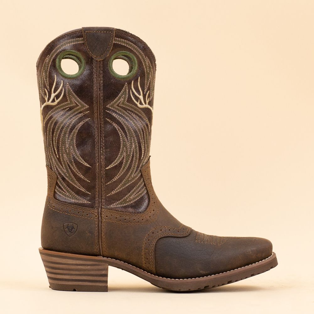 Ariat cowboyboots Hybrid Roughstock Antler