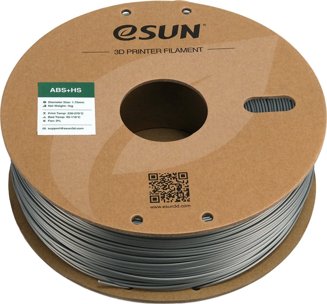 eSUN  ABS+HS Silver, 1,75 mm / 1000 g    ABS-Material für den High Speed-Druck