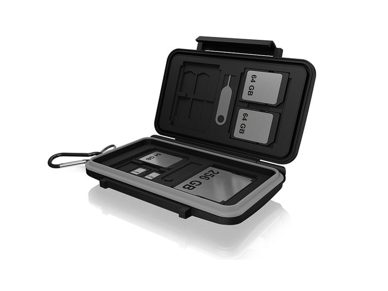 ICY BOX Memory Card Behälter IB-AC620-CR Icy Box Memory Card Behälter IB-AC620-CR