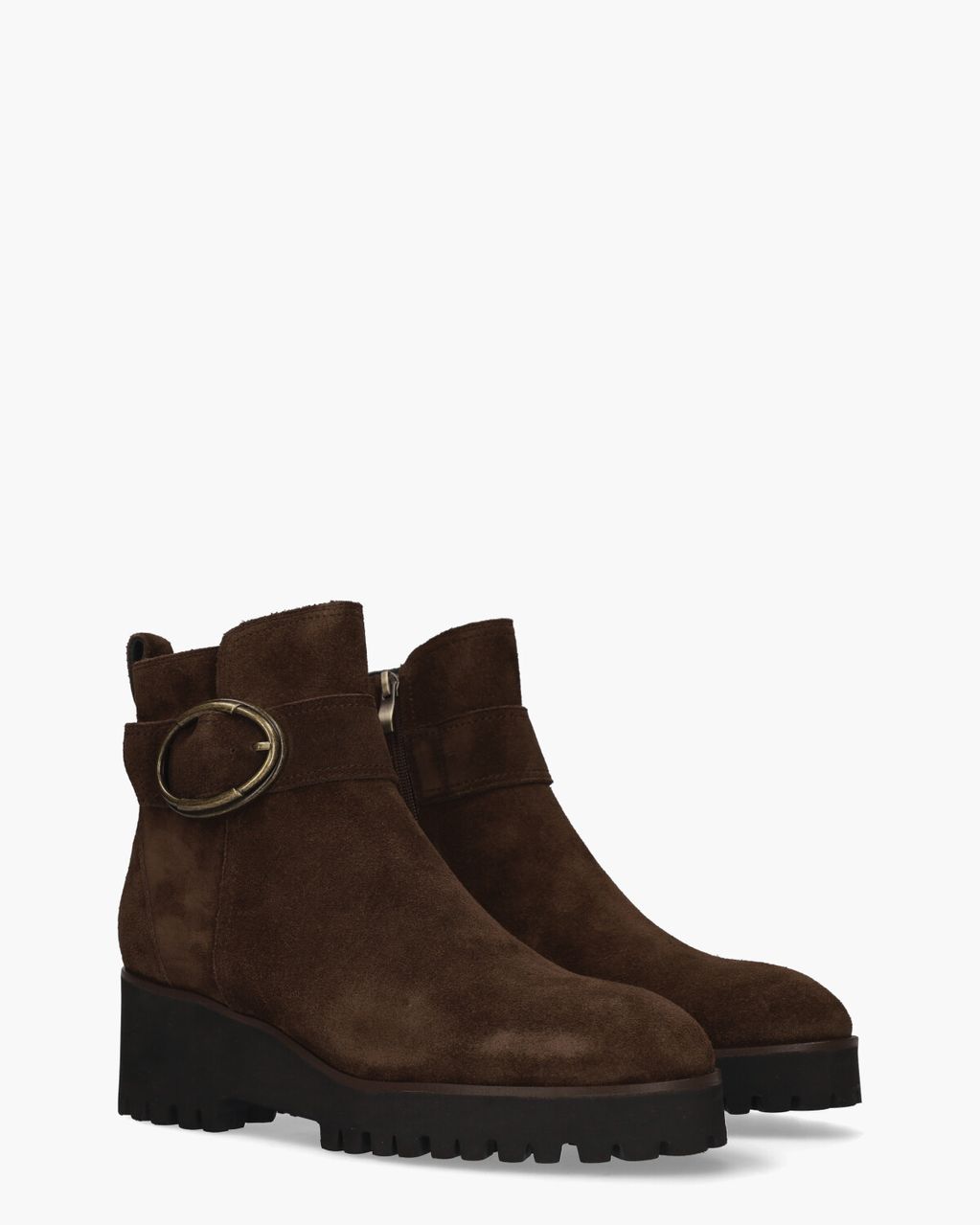 Di Lauro Palmyra Donkerbruin Dames Enkelboots