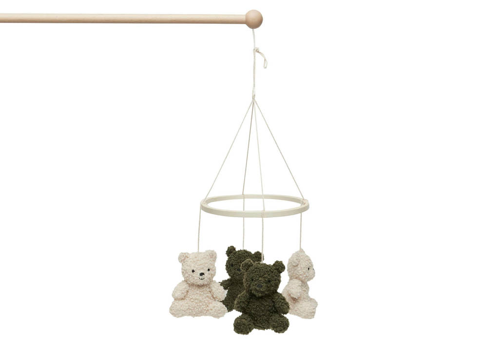 Baby mobiel Teddy Bear Leaf Green/Naturel