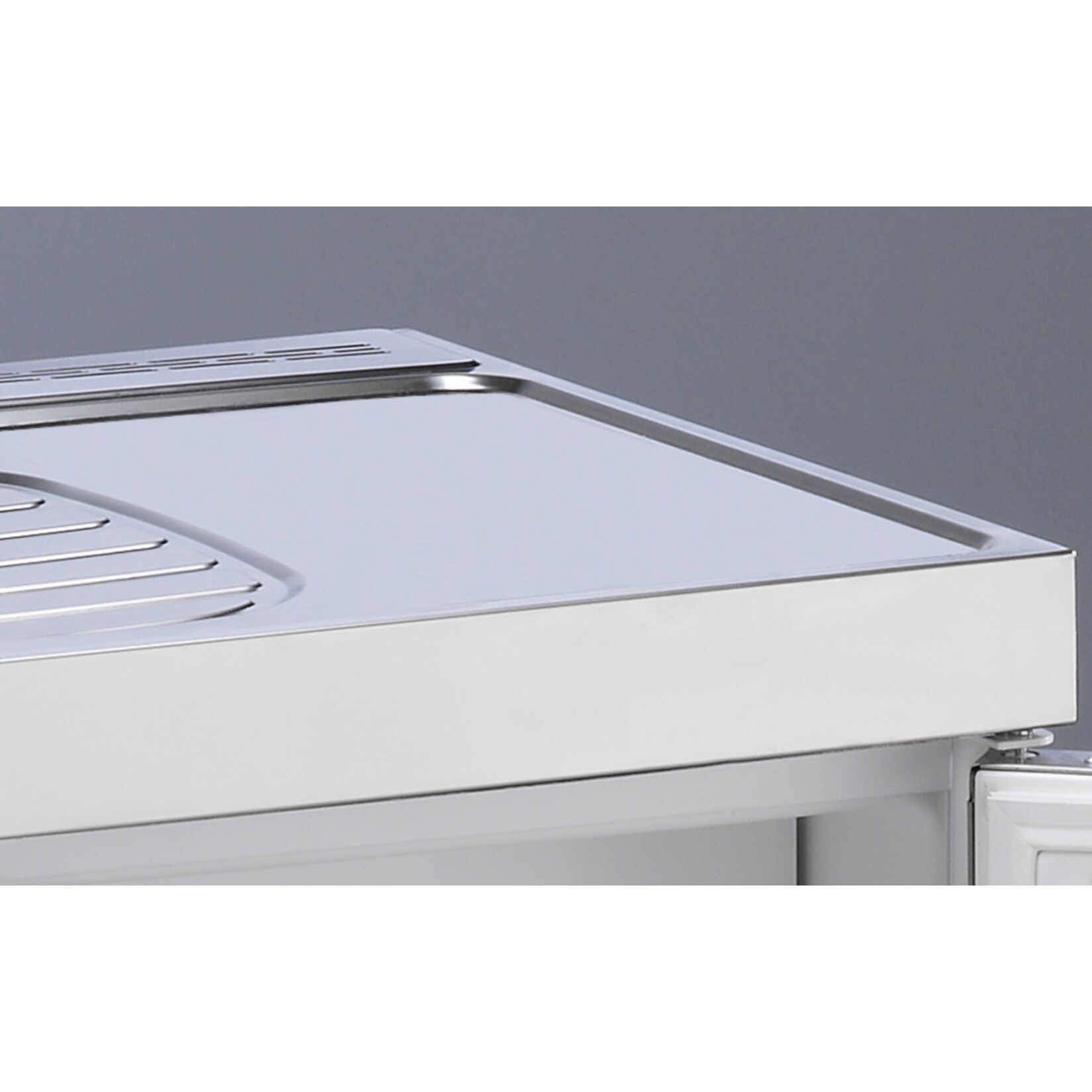 Stengel Küchen Kitchenline MK 120 weiß - ohne Kochfeld rechts, Becken links