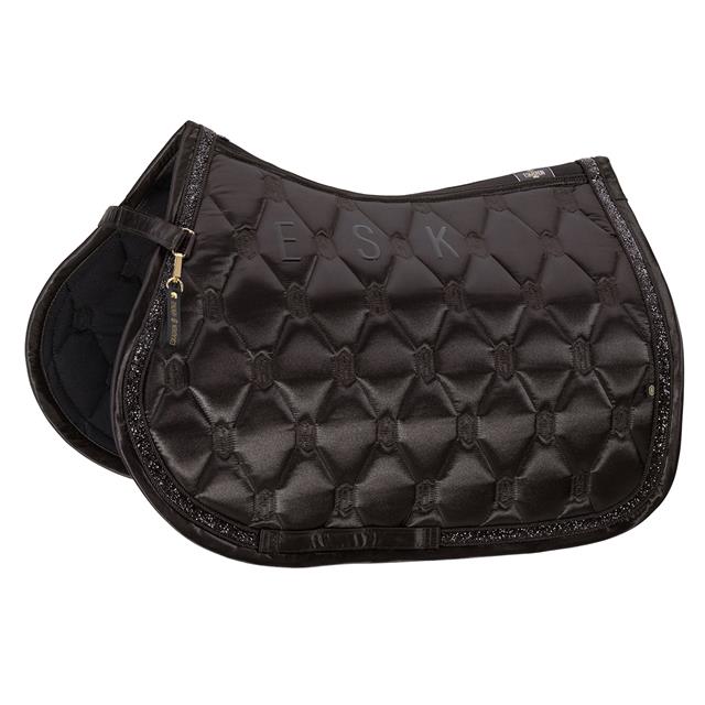 Zadeldek Eskadron Heritage Satin Jewel Veelzijdigheid Zwart