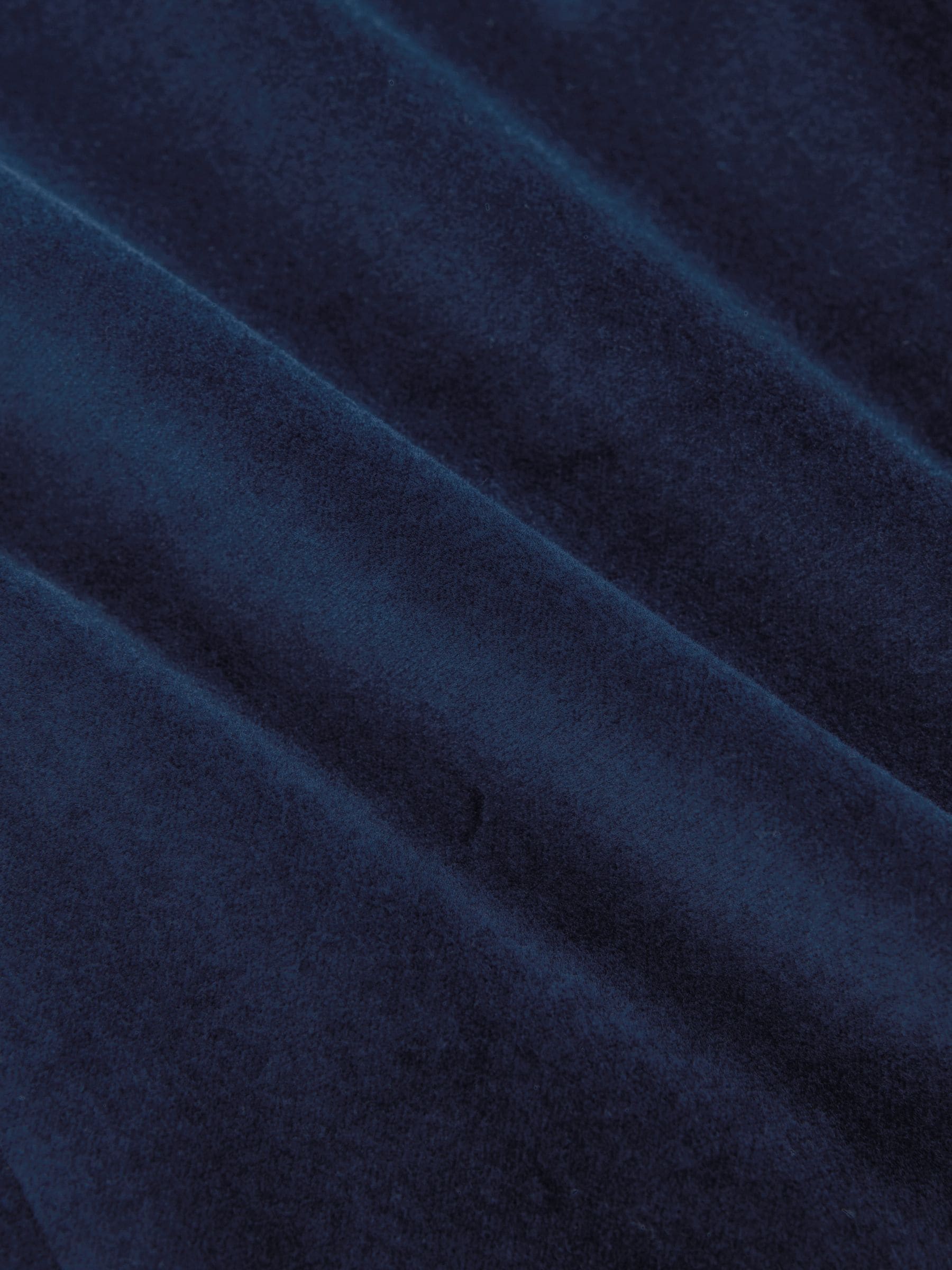Marineblauw - Reiss Apsara Tailored Single-Breasted Velvet Blazer Slim-Fit