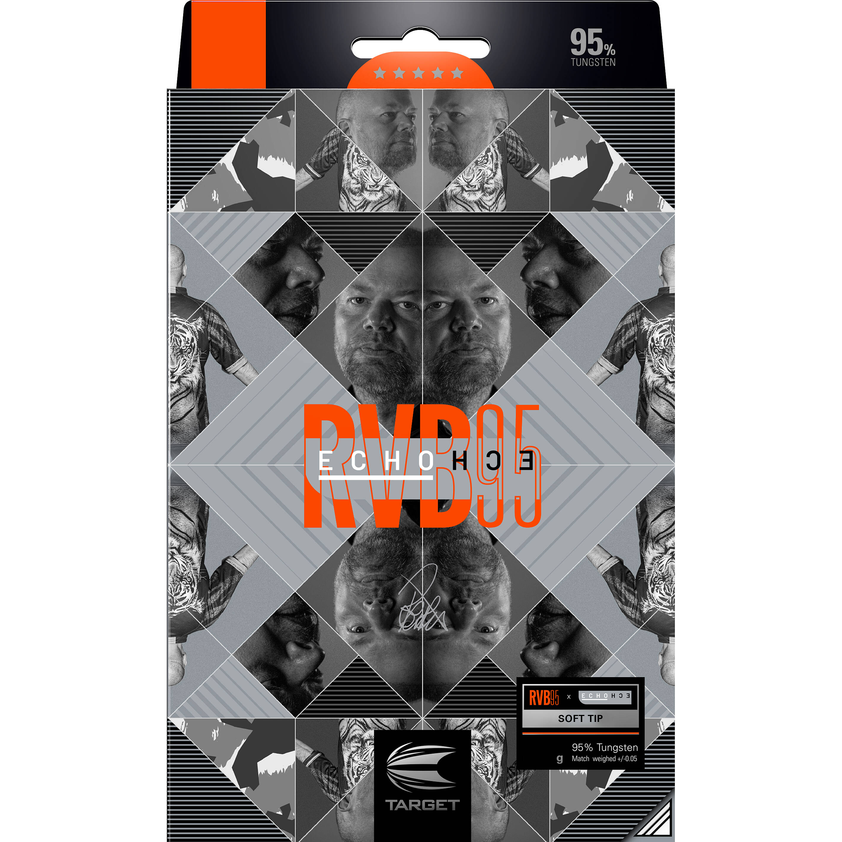 Target - Raymond van Barneveld 95% x Echo - Softdart
