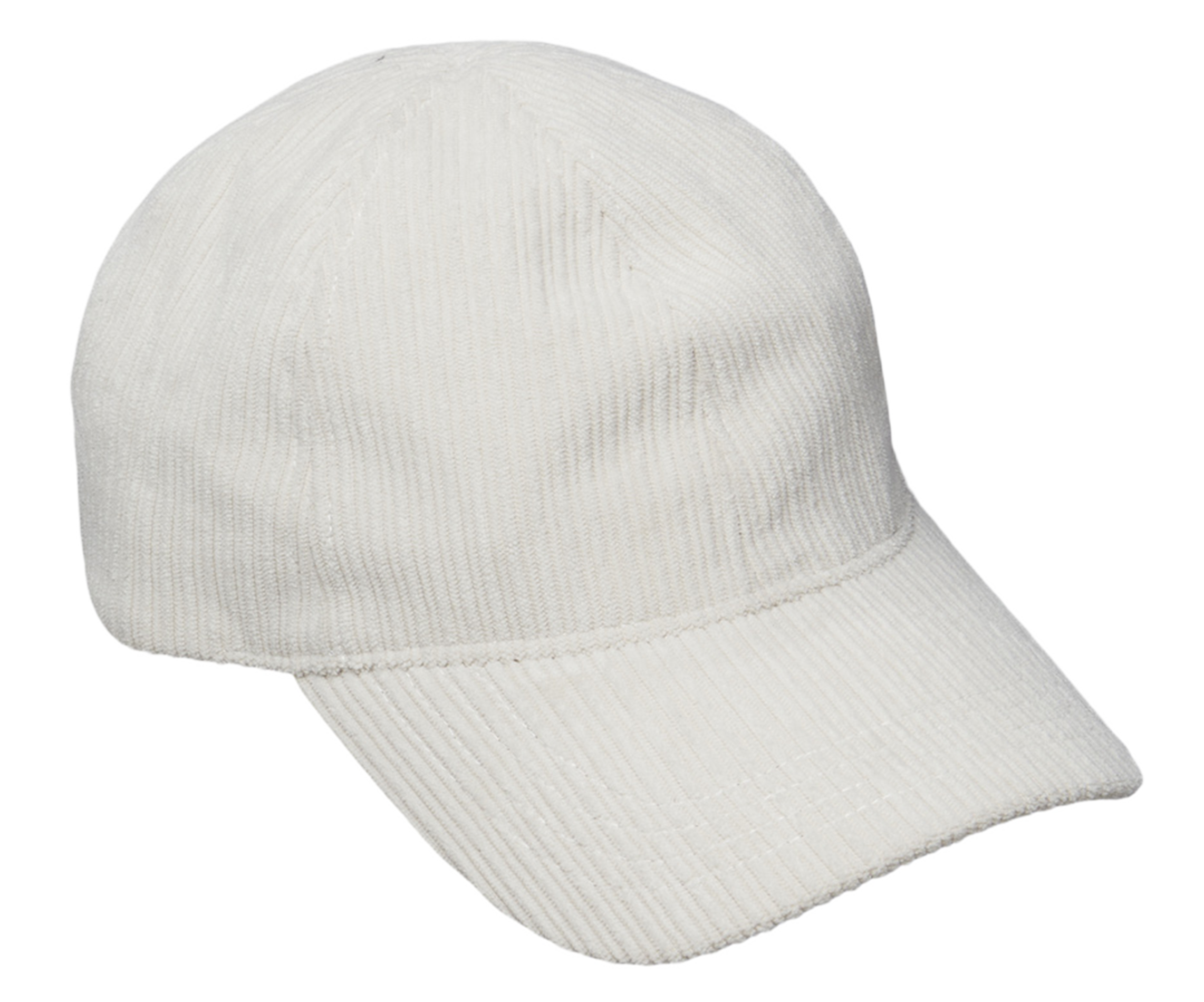 MALVI - Casquette côtelée | Blanc