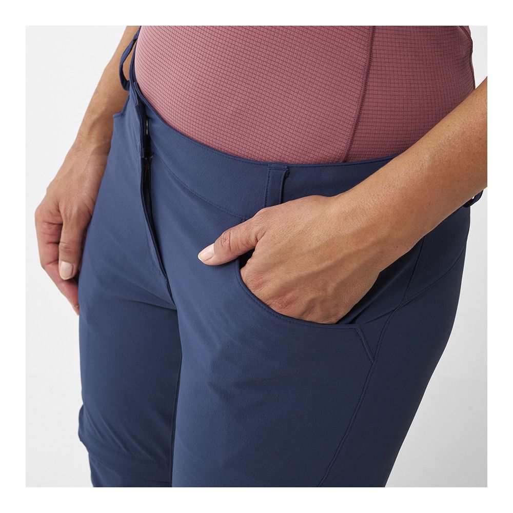 Millet TREKKER STR ZIPOFF III - Pantalon Femme saphir