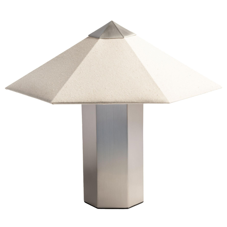 &klevering Phira tafellamp Brushed Steel