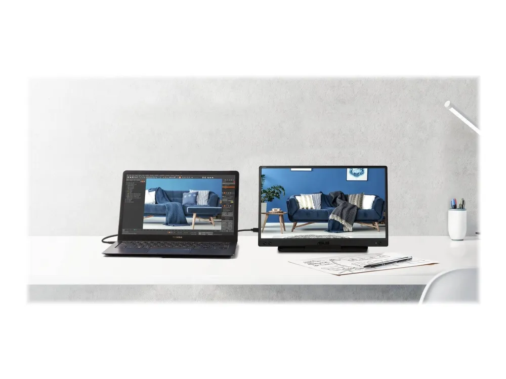 [OUTLET] - ASUS ZenScreen MB166C - LED-skærm - 15.6
