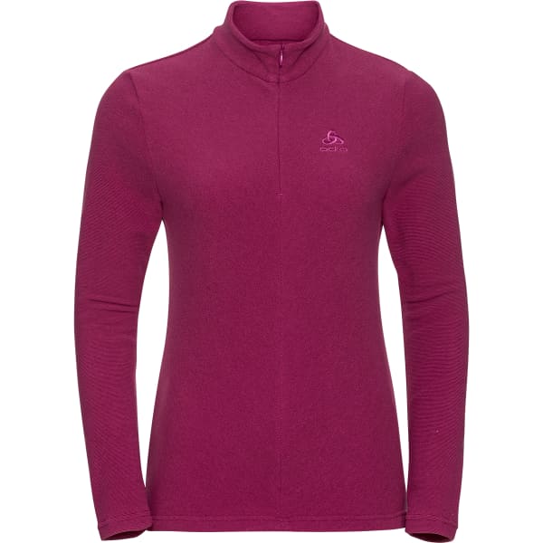 Sweat polaire randonnée ODLO ROY MIDLAYER 1/2 ZIP W FESTIVAL FESTIVAL FUCHSIA - RASPBERRY FUDGE