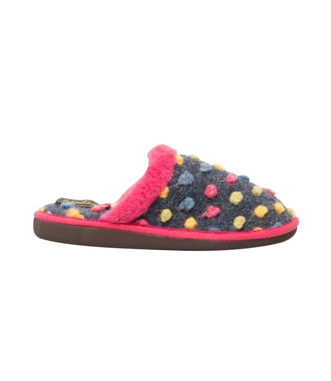 Sleepers Donna - Chaussons mules à pois - Femme (Fuchsia) - UTDF499